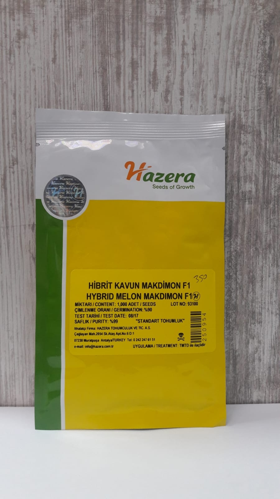 HAZERA HİBRİT KAVUN TOHUMU MAKDİMON F1 1000 ADET