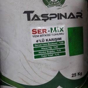 TAŞPINAR SER-MİX YEM BEZELYESİ 4 LÜ KARIŞIM 25 KG