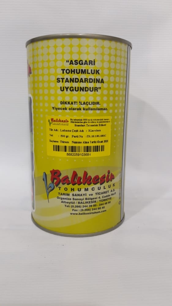 BALIKESİR TOHUM LAHANA TOHUMU (KARDEN) 500 GR