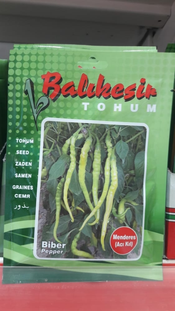 BALIKESİR TOHUM BİBER TOHUMU (MENDERES) 25 gr