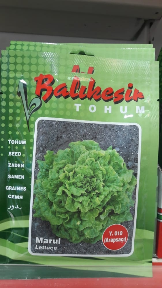 BALIKESİR TOHUM MARUL TOHUMU (Y-010 ARAPSAÇI) 25 gr