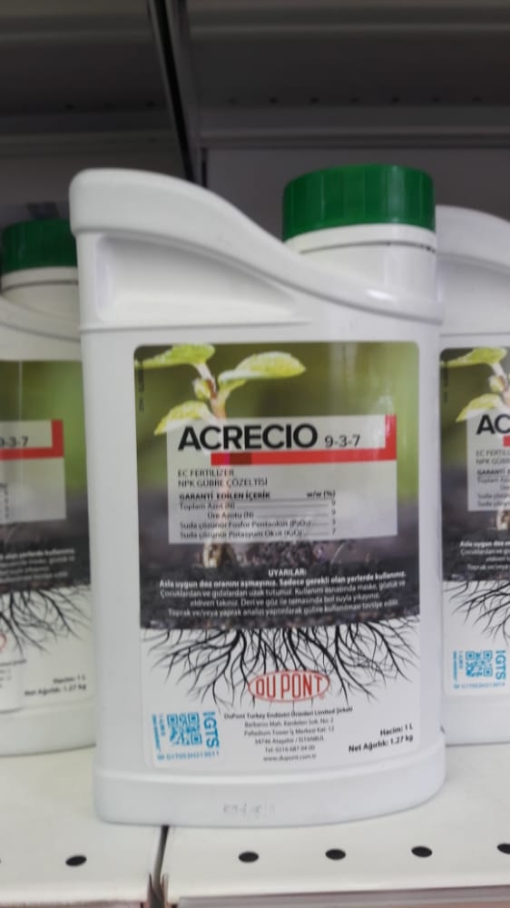 ACRECIO 9 3 7  NPK GÜBRE ÇÖZELTİSİ 1 LT