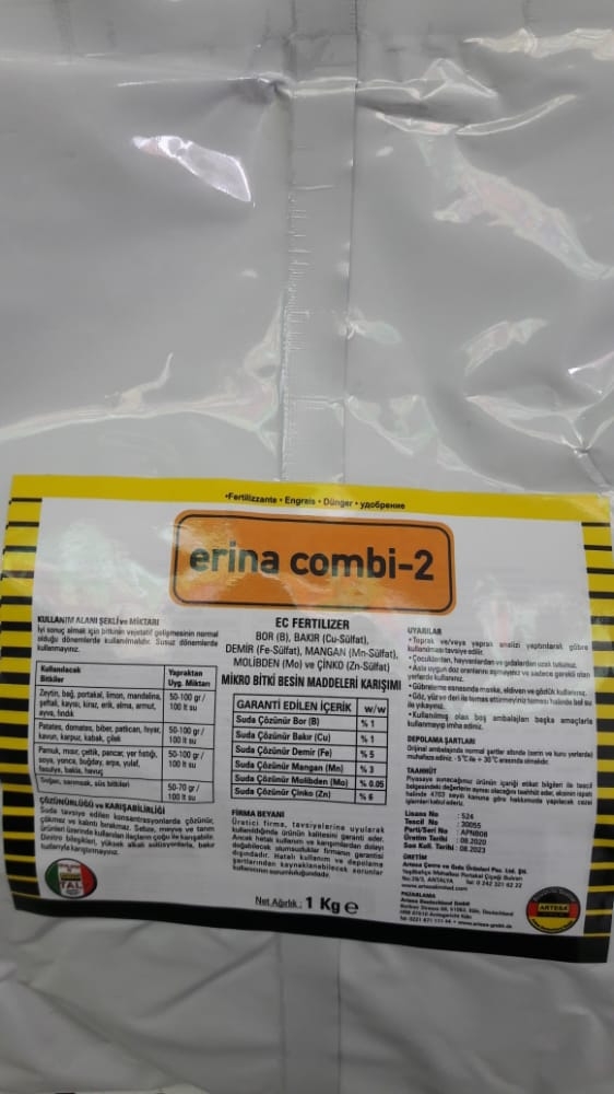 Artesa Erina Combi-2 Mikro Bitki Besin Maddeleri Karışımı 1kg