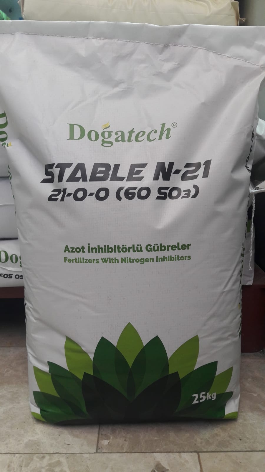 Doğatech Stable N-21 ( 21-0-0 Azot İnhibitörlü Gübre) 25 Kg